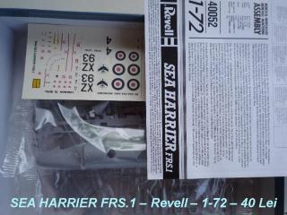 Imagine atasata: SEA HARRIER FRS.1  Revell  1-72  40 Lei.JPG