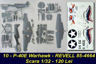 Imagine atasata: 10 - P-40E Warhawk - REVELL 85-4664 - Scara 1-32 - (02).JPG