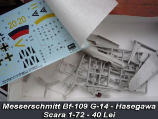 Imagine atasata: Messerschmitt Bf-109 G-14 - Hasegawa - Scara 1-72 - 40 Lei (2).jpg