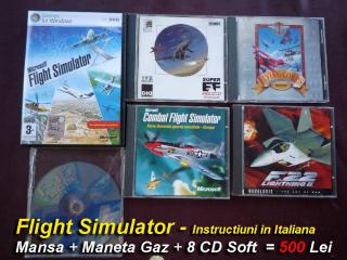 Imagine atasata: Flight Simulator - Mansa + Maneta de Gaz + Soft FS - 500 Lei - (2).JPG