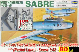 Imagine atasata: 07 - F-86 F40 SABRE - Hasegawa JS-098-2000 - Scara 1-32.jpg