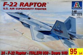 Imagine atasata: 24 - F-22 Raptor - ITALERI 850 - Scara 1-48 - (01).jpg