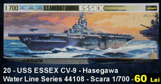 Imagine atasata: 20 - USS ESSEX CV-9 - Hasegawa - Water Line Series 44108-49707 - Scara 1-700 - (01).jpg