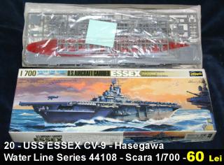 Imagine atasata: 20 - USS ESSEX CV-9 - Hasegawa - Water Line Series 44108-49707 - Scara 1-700 - (02).jpg