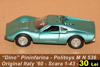 Imagine atasata: Dino Pininfarina - Politoys M N 536 - Original Italy \'60 - Scara 1-43 - (15).jpg