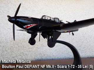 Imagine atasata: Macheta Metalica - Boulton Paul DEFIANT NF Mk.II - Scara 1-72 - 35 Lei (5).JPG