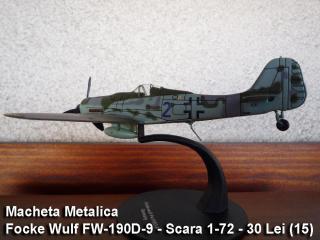 Imagine atasata: Macheta Metalica - Focke Wulf FW-190D-9 - Scara 1-72 - 30 Lei (15).JPG