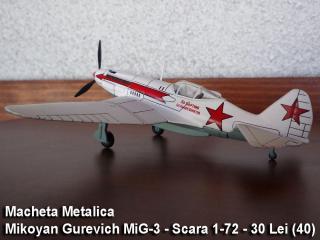 Imagine atasata: Macheta Metalica - Mikoyan Grurevich MiG-3 - Scara 1-72 - 30 Lei (40).JPG