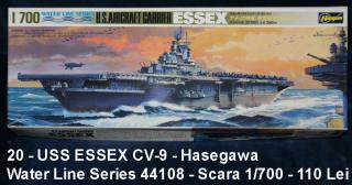 Imagine atasata: 20 - USS ESSEX CV-9 - Hasegawa - Water Line Series 44108 - 49707 - Scara 1-700 - 110 Lei (00).jpg