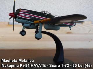 Imagine atasata: Macheta Metalica - Nakajima Ki-84 HAYATE - Scara 1-72 - 30 Lei (45).JPG