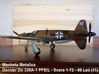 Imagine atasata: Macheta Metalica - Dornier Do 335A-1 PFEIL - Scara 1-72 - 50 Lei (11).JPG