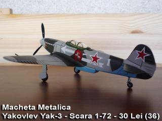 Imagine atasata: Macheta Metalica - Yakovlev Yak-3 - Scara 1-72 - 30 Lei (36).JPG