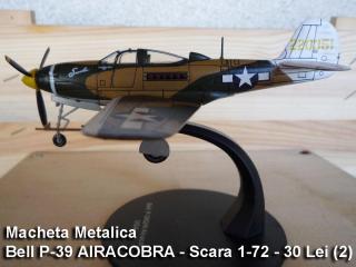 Imagine atasata: Macheta Metalica - Bell P-39 AIRACOBRA - Scara 1-72 - 30 Lei (2).JPG