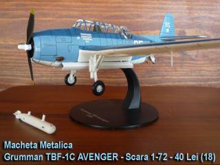 Imagine atasata: Macheta Metalica - Grumman TBF-1C AVENGER - Scara 1-72 - 40 Lei (18).JPG