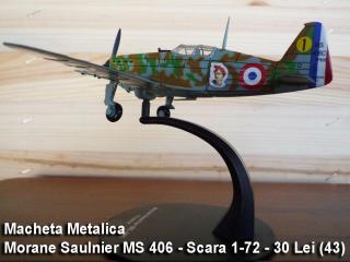 Imagine atasata: Macheta Metalica - Morane Saulnier MS 406 - Scara 1-72 - 30 Lei (43).JPG