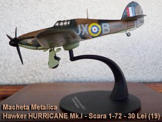 Imagine atasata: Macheta Metalica - Hawker HURRICANE Mk.I - Scara 1-72 - 30 Lei (19).JPG