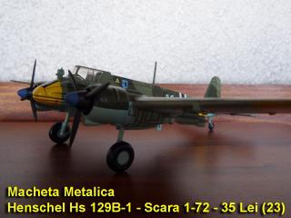 Imagine atasata: Macheta Metalica - Henschel Hs 129B-1 - Scara 1-72 - 35 Lei (23).JPG