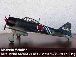 Imagine atasata: Macheta Metalica - Mitsubishi A6M5c ZERO - Scara 1-72 - 30 Lei (41).JPG