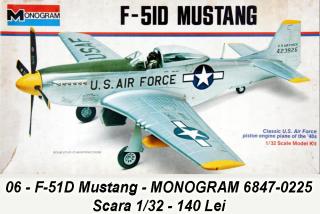 Imagine atasata: 06 - F-51D Mustang - MONOGRAM 6847-0225 - Scara 1-32 - (01).JPG