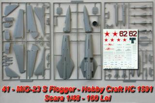 Imagine atasata: 41 - MiG-23 S Flogger - Hobby Craft HC 1591 - Scara 1-48 - (02).JPG