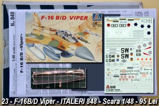 Imagine atasata: 23 - F-16BD Viper - ITALERI 848 - Scara 1-48 - (01).jpg