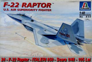 Imagine atasata: 24 - F-22 Raptor - ITALERI 850 - Scara 1-48 - (01).jpg