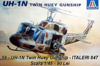 Imagine atasata: 56 - UH-1N Twin Huey Gunship - ITALERI 847 - Scara 1-48 - (01).jpg