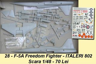 Imagine atasata: 28 - F-5A Freedom Fighter - ITALERI 802 - Scara 1-48 - (03).jpg